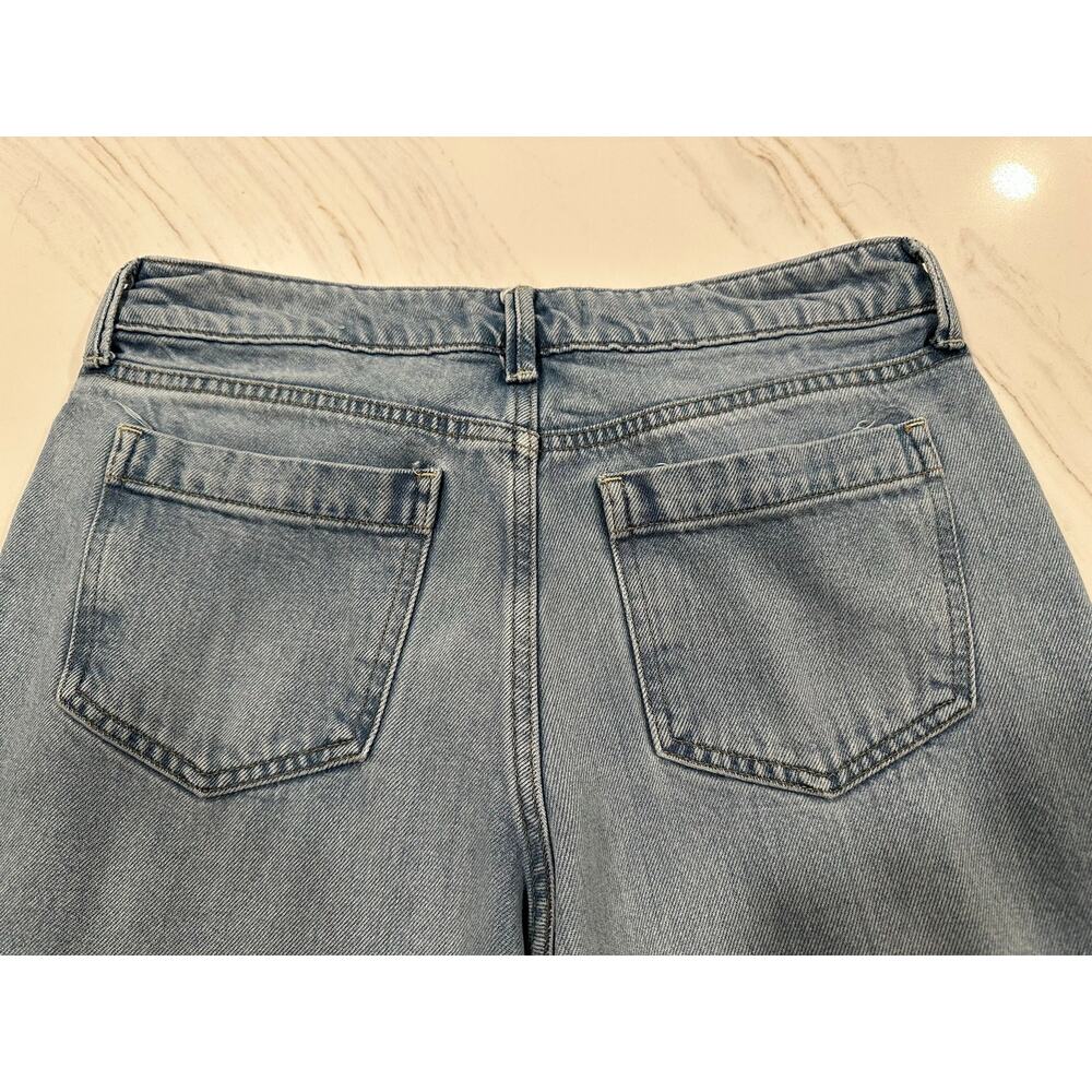 Lucky Brand Palazzo Wide Leg Jeans Women's Size 6/28 High Rise Light Wash - Picture 12 of 14